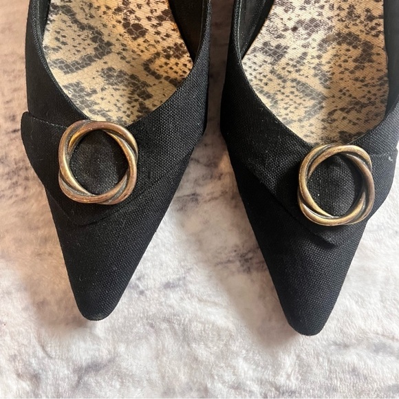 Vintage VTG 80s 90s Manolo Blahnik Kitten Pump Heels Women’s 10 - Picture 3 of 9